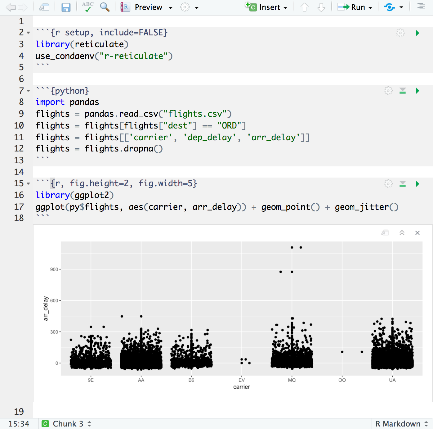 RStudio 1.2 Preview: Reticulated Python – R-Craft